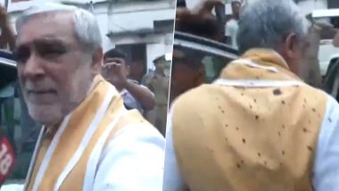 Ink Attack on Ashwini Kumar Choubey During His Visit to Patna Hospital; Ink Thrown on Public And Democracy, Says Union Minister After Incident