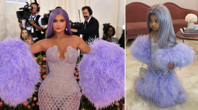 Kylie Jenner Turns Designer for Daughter Stormi; Dresses the Cute ...