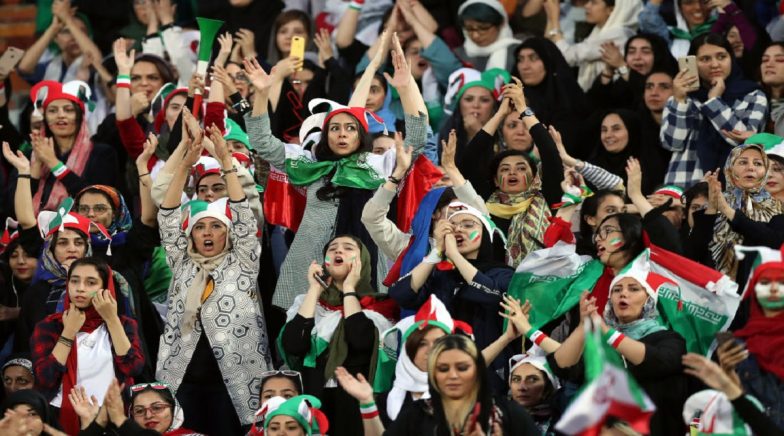 Iran Women Enter Football Stadium After 40 Years as Rouhani Regime Lifts Ban