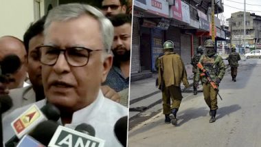 Article 370 Abrogation: Narendra Modi Govt to Release Kashmiri Leaders 'One By One', Says Advisor to J&K Governor