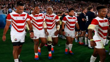 Japan Stuns Scotland by 28-21, Reach Rugby World Cup 2019 Quarter-Finals; Observes Silence For Typhoon Hagibis Victims