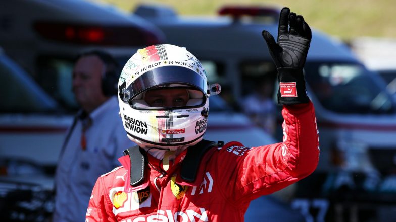 Japanese Grand Prix 2019: Sebastian Vettel Take Pole Amidst Ferrari Front-Row Lockout in Typhoon-Affected Japan