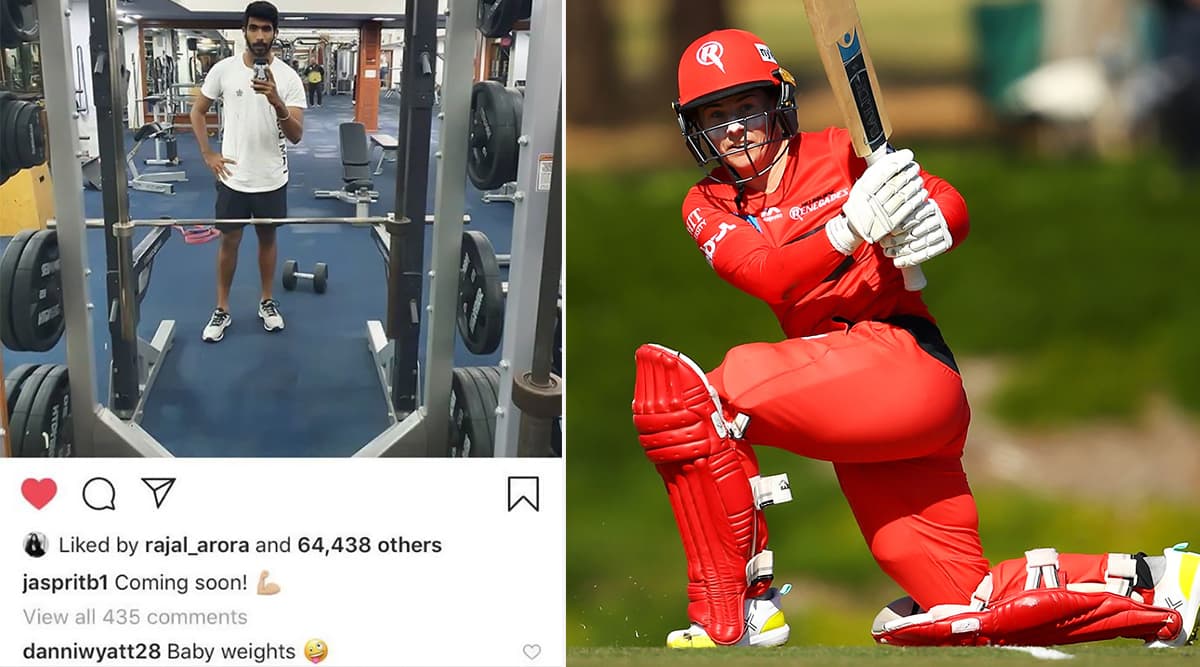 Jasprit Bumrah Shares Gym Selfie, Virat Kohli's 'Admirer' English Cricketer Danielle Wyatt Takes a Potshot at Indian Pacer (View Pic) Jasprit Bumrah Shares Gym Selfie, Virat Kohli's 'Admirer' English Cricketer Danielle Wyatt Takes a Potshot at Indian Pacer (View Pic)