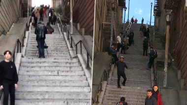 'Joker Stairs' Become a Popular Tourist Spot in NYC, But Locals Are Not Impressed (Watch Pics and Videos)