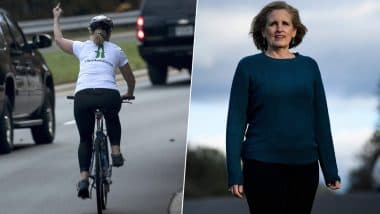 Cyclist Who Lost Her Job for Flipping Off Donald Trump's Presidential Convoy is Now Running for Local Office