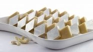How to Make Kaju Katli For Diwali 2019? Easy Mithai Recipe to Make at Home for Deepavali Festival (Watch Video)