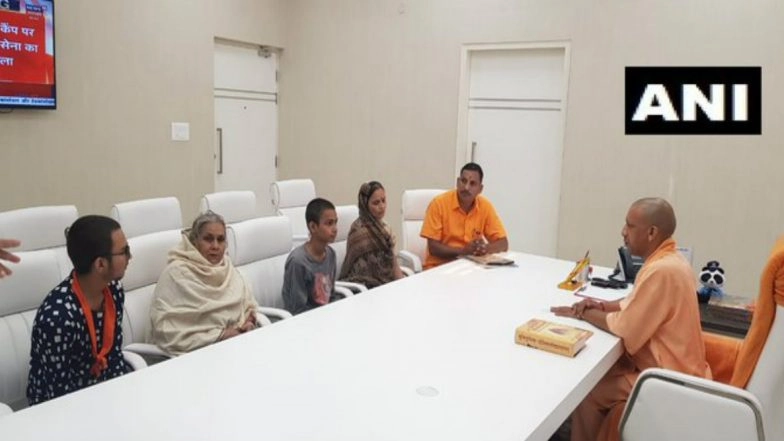 Uttar Pradesh: Kamlesh Tiwari's Family Meets Yogi Adityanath at His Residence