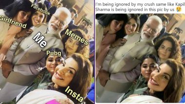 PM Modi's Selfie With Bollywood Actresses Has Got Everyone Making Funny  Memes on Kapil Sharma's Expression (View Pics) | 👍 LatestLY