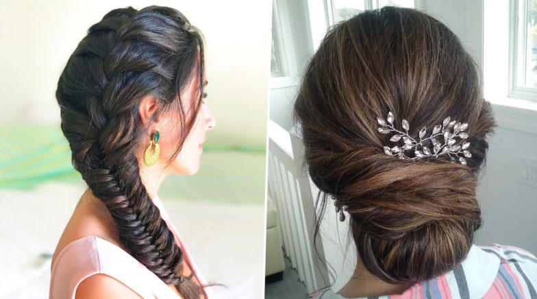 Karwa Chauth 2019 Hairstyles Ideas: From a Chic Fishtail Braid to the Comfy Low  Bun, Here Are Some Ideas for the Special Night | 👗 LatestLY