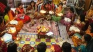 Karwa Chauth 2019 Vrat Puja Vidhi: Moonrise Timings, Shubh Muhurat and Rituals For Married and Unmarried Women to Observe And End Karva Chauth Vrat