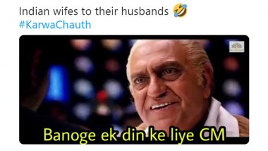 Karwa Chauth Memes Trend Online as Netizens Find Humour in Festive Celebrations (Check Funny Tweets)
