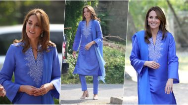 Kate Middleton’s Day 2 Look During Pakistan Tour: Duchess of Cambridge Looks Ethereal in Stunning Traditional Wardrobe