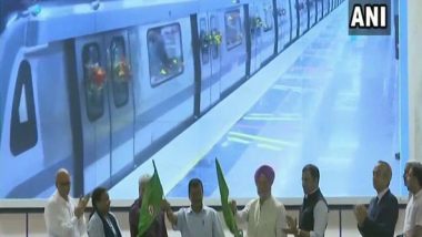 Delhi Metro Grey Line's Dwarka-Najafgarh Corridor Flagged Off by Union Minister Hardeep Singh Puri and CM Arvind Kejriwal