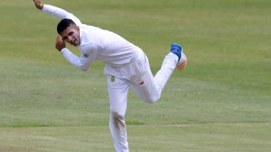 Keshav Maharaj Gets His 100th Wicket Dismissing Ajinkya Rahane During IND vs SA, 2nd Test 2019 Day 2