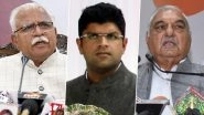 Haryana Assembly Election Results 2019 Live: Fractured Mandate Likely; Congress+JJP, BJP+JJP, BJP+INLD Among Govt Formation Possibilities