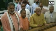Haryana Assembly Elections 2019: ML Khattar Files Nomination From Karnal Constituency in Presence of UP CM Yogi Adityanath