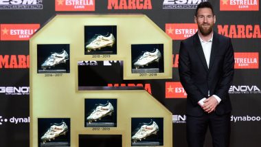 Lionel Messi Wins Sixth European Golden Shoe Award