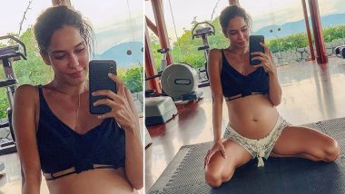 Lisa Haydon Flaunting Her Baby Bump in a Gym Post Work-Out Is All This Inspirational! (View Pic)