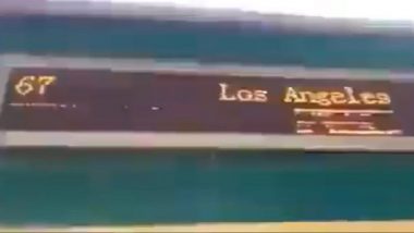 Pakistan Govt Gets Trolled as Train at Sukkur's Rohri Station Flashes 'Los Angeles' as Destination; Railway Minister Sheikh Rashid Responds