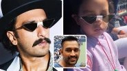 MS Dhoni Reveals Daughter Ziva and Actor Ranveer Singh Share Same Fashion Sense; Veteran Wicket-Keeper Posts Heart-Warming Story on Instagram