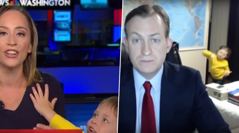 Msnbc Correspondents Son Interrupts Live Reporting On Camera Reminds Netizens Of Bbc Dad 