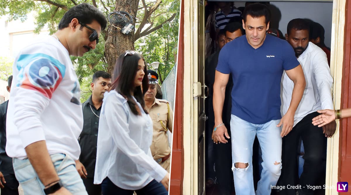 Salman Khan And Aswarya Rai Sexy Pron Star Video - Maharashtra Assembly Elections 2019: Salman Khan, Aishwarya Rai, Abhishek  Bachchan Cast Their Vote in Mumbai (View Pics and Videos) | ðŸŽ¥ LatestLY