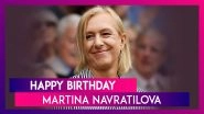 Martina Navratilova Birthday Special: A Look At Records Of Former Tennis Great As She Turns 63
