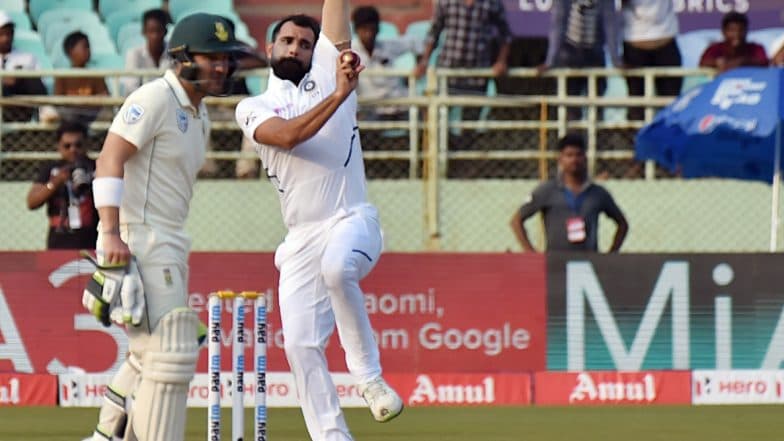 Mohammed Shami On Hat-Trick, Gets Rid of Mushfiqur Rahim and Mehidy Hasan During India vs Bangladesh 1st Test 2019
