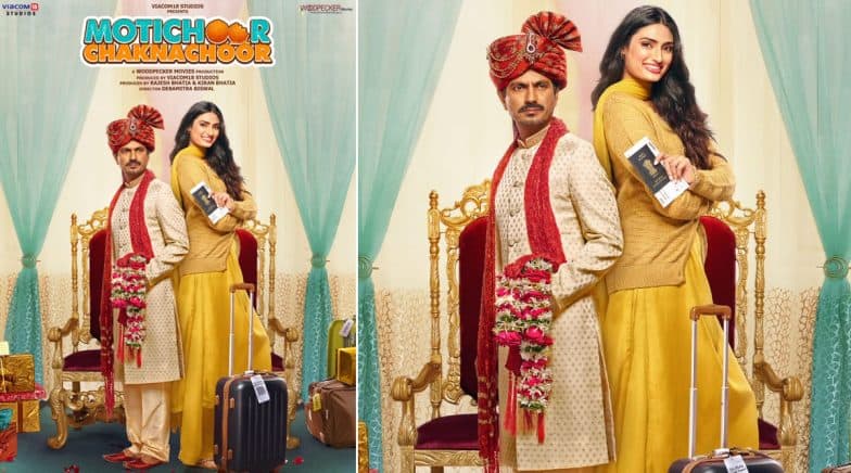 Motichoor Chaknachoor Quick Movie Review Nawazuddin Siddiqui and Athiya Shetty s Quirky Romcom Has Its Fun Moments LatestLY