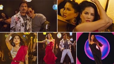 Motichoor Chaknachoor Song Battiyan Bujhaado: Sunny Leone Burns the Dance Floor with Her Sexy Moves While Nawazuddin Siddiqui Tries Hard to Match the Steps (Watch Video)