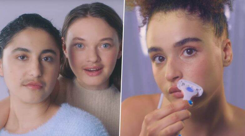 Billie encourages women to grow moustache and participate in Movember. 
