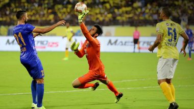 ISL 2019–20 KBFC vs MCFC Result: Amine Chermiti’s Late Goal Helps Mumbai City FC to Bag Amazing Victory Over Kerala Blasters 1–0, Netizens Thrilled to Witness Nail-Biting Clash