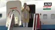 PM Narendra Modi Arrives in Chennai to Attend Second Indo-China Informal Summit WIth Xi Jinping