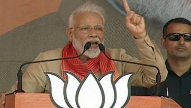 PM Narendra Modi During Jharkhand Assembly Elections 2019 Rally: 'Lord Ram Returned From Exile as Maryada Purushottam Because He Spent Vanvaas With Adivasis'