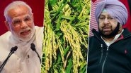 Narendra Modi Govt Sanctions Rs 26,707 Crore to Punjab for Paddy Procurement of 161.50 Lakh MTs, Captain Amarinder Singh Welcomes Move