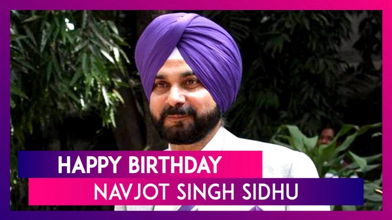 Navjot Singh Sidhu 56th Birthday: Interesting Facts About The Cricketer-Turned-Politician | 📹