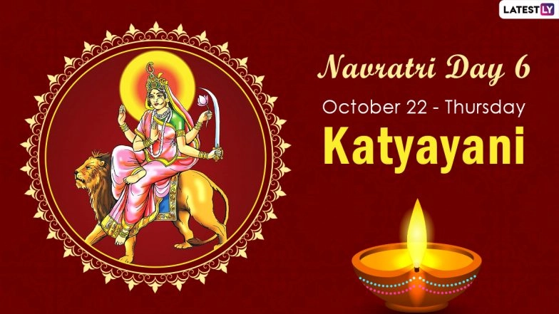 Navratri 2020 Katyayani Puja: Know The Colour and Goddess of Day 6 to Worship The Sixth Avatar of Maa Durga This Sharad Navaratri