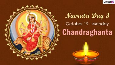 Navratri 2020 Chandraghanta Puja: Know The Colour and Goddess of Day 3 to Worship The Third Avatar of Maa Durga This Sharad Navaratri