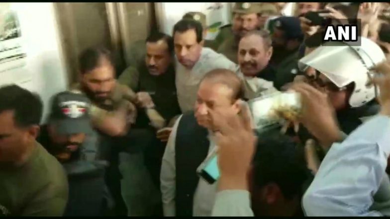 Nawaz Sharif, Former Pakistan PM, Reaches NAB Judicial Complex in Lahore For Hearing in Chaudhry Sugar Mills Case