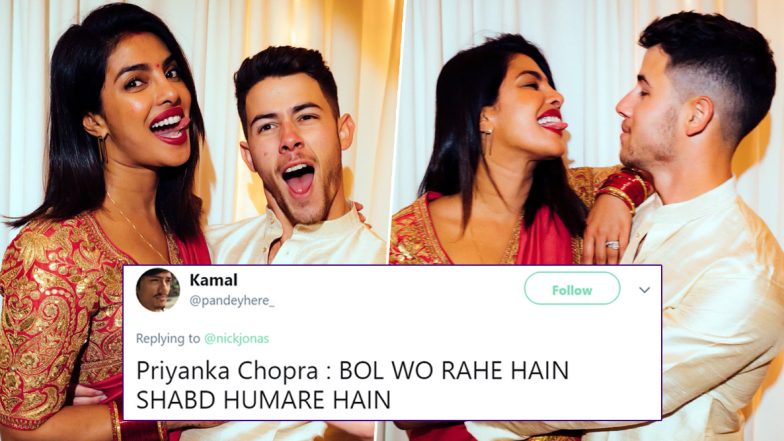Nick Jonas’ Tweet for Priyanka Chopra on Karwa Chauth Makes Twitter Question If PeeCee Wrote the Tweet for Him!