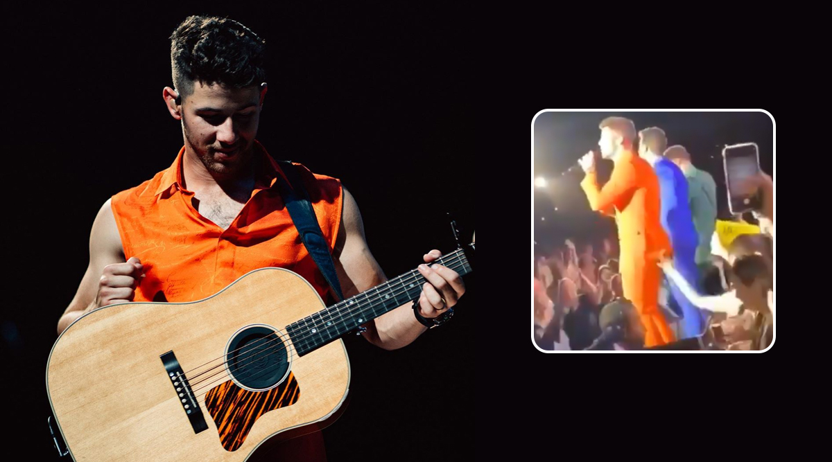 Fan Throws Bra At Nick Jonas During His Live Concert