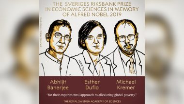 Nobel Prize in Economic Sciences 2019 Jointly Awarded to Abhijit Banerjee, Esther Duflo and Michael Kremer For Work on Poverty