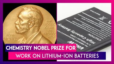 Nobel Prize 2019 In Chemistry Awarded To 3 Scientists For Work On Lithium-ion Batteries