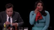 Priyanka Chopra Left in Tears as She Takes the 'Hot Ones' Challenge of Eating Insanely Spicy Chicken Wings With Jimmy Fallon (Watch Video)