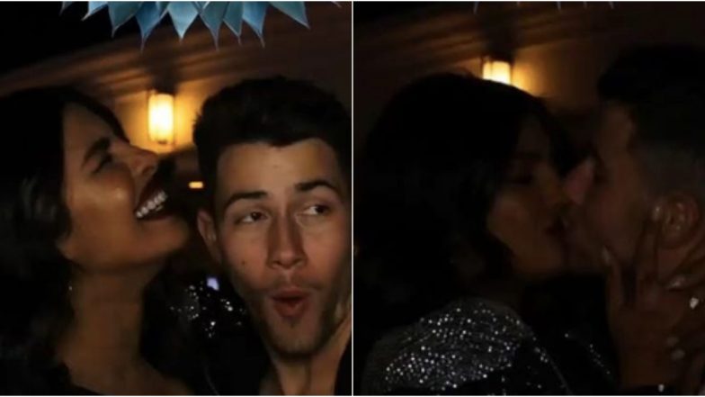 Priyanka Chopra and Nick Jonas Kiss and Cuddle as They Party in Vegas and Fans Can't Stop Gushing About Them (See Pics)