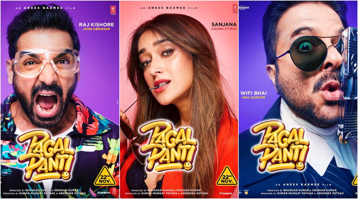 Pagalpanti Posters: Meet John Abraham, Anil Kapoor and Ileana D'Cruz's Quirky Characters in Their Colourful Avatars (View Pics) Pagalpanti Posters: Meet John Abraham, Anil Kapoor and Ileana D'Cruz's Quirky Characters in Their Colourful Avatars (View Pics)