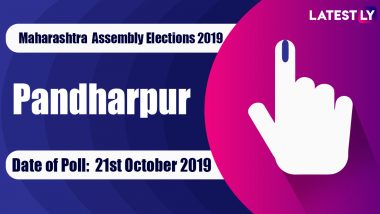 Pandharpur Vidhan Sabha Constituency Election Result 2019 in Maharashtra: Bhalake Bharat Tukaram of NCP Wins MLA Seat in Assembly Polls