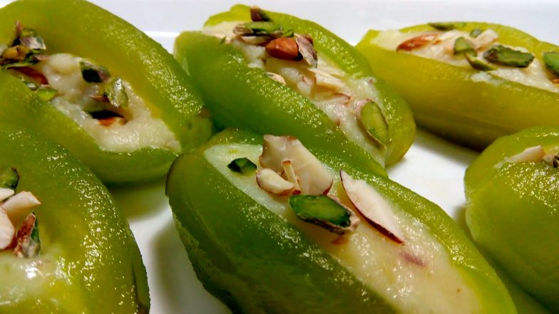 Navratri 2019 Day 6 Green Colour Recipe: How to Make Traditional Parwal Ki Mithai at Home (DIY Tutorial)