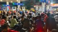 Madhya Pradesh Transporters Strike: People Flock Petrol Pumps in Indore