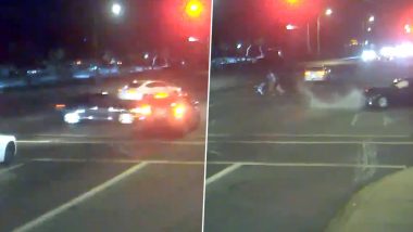 Phoenix Couple Miraculously Saved as Car Crashes into Another Car Jumping Red Signal, Accident Video Goes Viral
